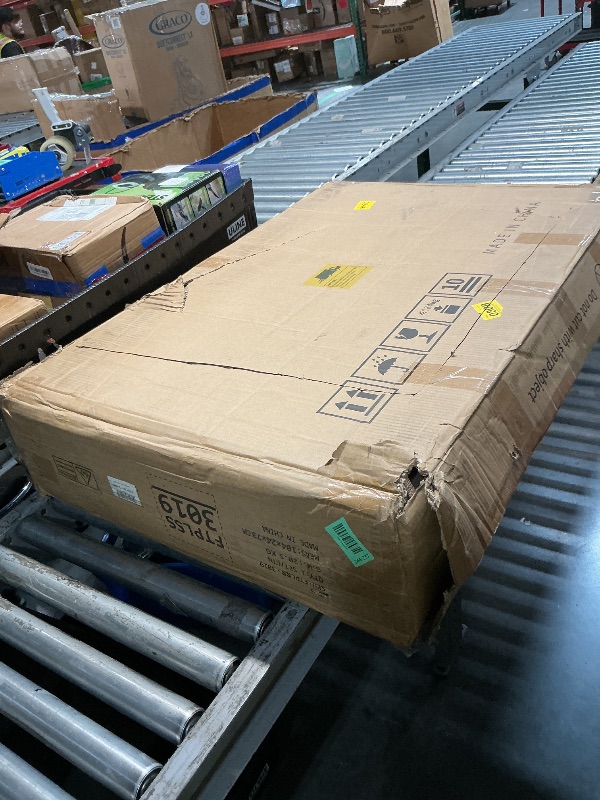 View 3 of ***********INCOMPLETE ITEM, THIS IS ONLY BOX #1 OUT OF 2 TOTAL*************
DWVO Outdoor Storage Shed, Weatherproof Resin, 35 Cu Ft Capacity, Horizontal Design, X-Shaped Lockable Door, Suitable for Bike, Garden Tools, Trash Cans, Brown