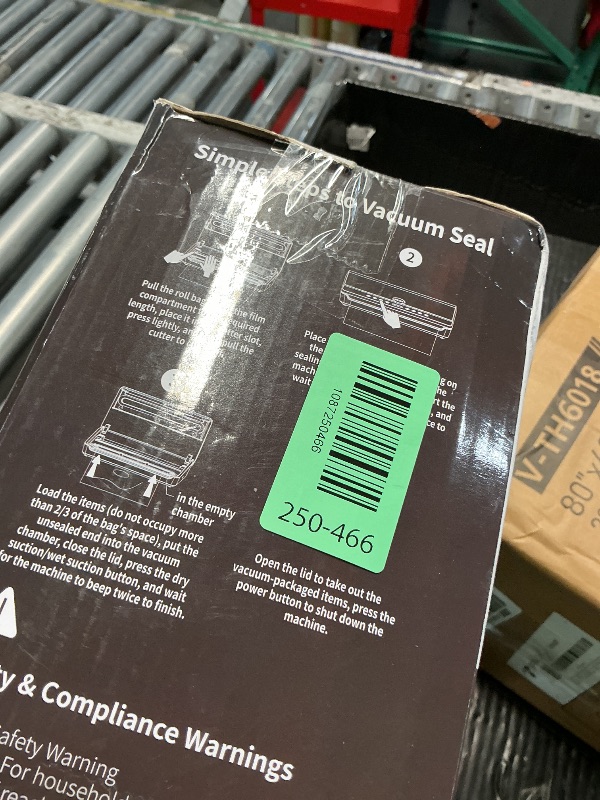 Photo 1 of ***DAMAGED - SEE NOTES/PICTURES*** Vacuum Sealer for Food 90Kpa Powerful Vacuum Sealing Machine 7 in 1 Modes with Freshness Storage Bag Powerful Big Size (No pressing needed)
