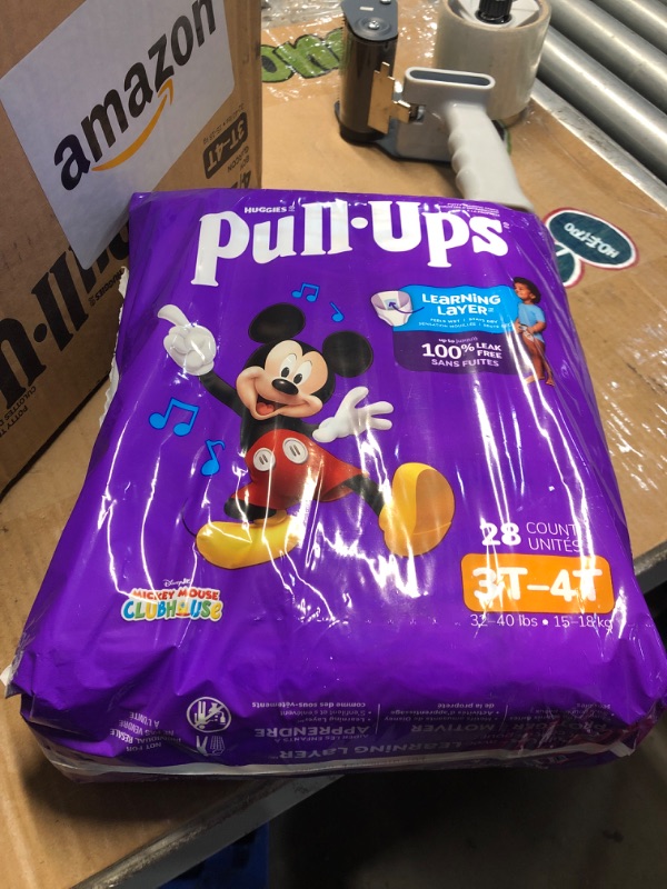 Photo 1 of *** STOCK PHOTO FOR REFERENCE ONLY***Pull-Ups Boys' Potty Training Pants, Size 3T-4T Training Underwear (46-60 lbs), 80 Count
