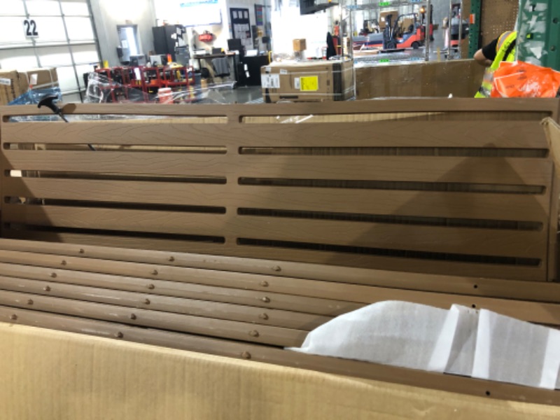Photo 1 of ***STOCK PHOTO FOR REFERENCE ONLY***
Zippity Outdoor Products ZP19072 1.9 H x 3.6 ft W WoodTek Vinyl Cedar Color Slatted Puppy Kit (2 Panels) Portable Fence