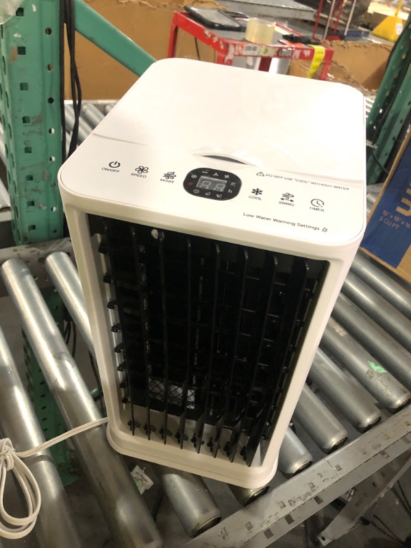 Photo 1 of ***STOCK PHOTO FOR REFERENCE ONLY***COOLECHSwamp Cooler Air Conditioner w/ 4 Modes & 3 Speeds, Aroma & Memory Function, 15H Timer Evaporative Cooler, 6 Ice Packs, 1.1-Gal Dual Tanks Windowless Portable Air Conditioners for Room