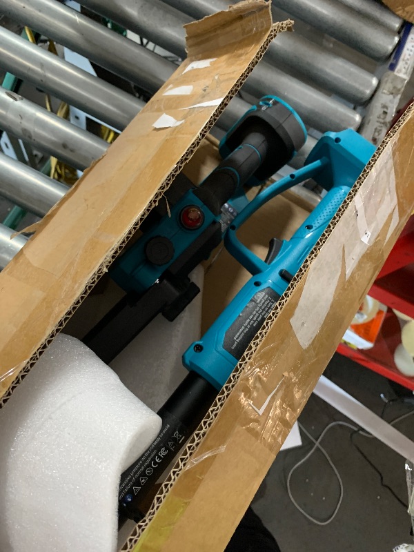 Photo 1 of ***Missing charger/chains*** SEESII 2-in-1 Electric Pole Saws for Tree Trimming, 6 Inch Mini Chainsaw Cordless with Extension Pole, Battery Powered Pole Chain Saw, Tree Trimmer Limb Branch Cutter Pruner with 2 Battery P6 Plus