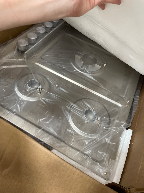 Photo 1 of **some pieces have damage** Gas Cooktop 30 inch with 5 Sealed Burners, Built-in Gas Stove Top Stainless Steel Propane Cooktop with Thermocouple Protection, NG/LPG Convertible