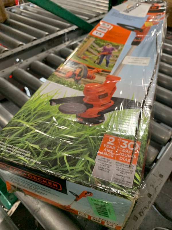 Photo 1 of ***MISSING MOST PARTS**
BLACK+DECKER Weed Wacker with Auto Feed, 14-Inch 2 in 1 String Trimmer Lawn Edger, Powerful 6.5-Amp Lightweight Electric Weed Eater (BESTA510)