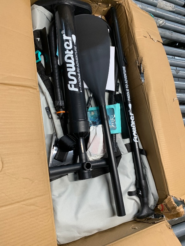 Photo 1 of ***STOCK PHOTO FOR REFERENCE ONLY***
FunWater SUP Inflatable Stand Up Paddle Board 10'6×33"×6" Ultra-Light Inflatable Paddleboard with ISUP Accessories,Fins,Adjustable Paddle, Pump,Backpack, Leash