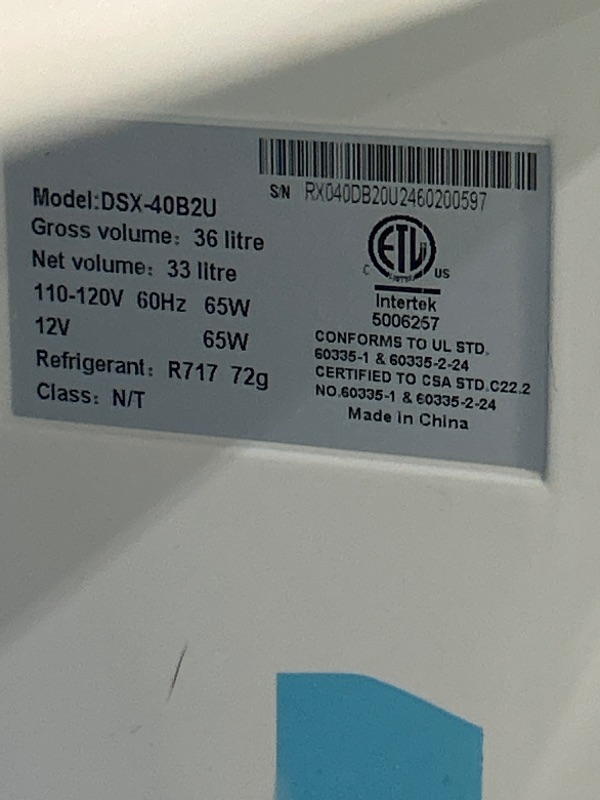 Photo 1 of **Missing Keys but still opens**12 Volt RV Fridge With Lock and Key, 1.76 Cu. Ft Small Silent Lockable Upright Mini Refrigerator for Semi Truck, 12v/110v Cooler Quiet No Noise for Office Apartment Bedroom Marine Dorm Patio, Black