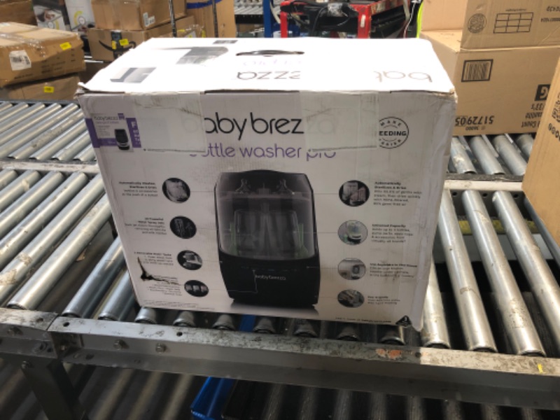 Photo 1 of **DIRTY** Baby Brezza Bottle Washer Pro - Baby Bottle Washer, Sterilizer + Dryer - All in One Machine Cleans Baby Essentials like Bottles + Pump Parts – Appliance to Replace Bottle Brushes & Drying Racks, Black