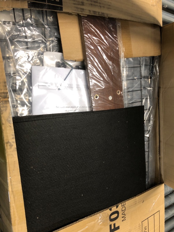 Photo 1 of ***TRUCK/TRAILER PICKUP ONLY*** Rolanstar Full Size Bed Frame with 4 Storage Drawers, Charging Station and LED Lights, Metal Platform Bed with 2-Tier Storage Headboard, No Box Spring Needed, Easy Assembly, Noise-Free, Walnut