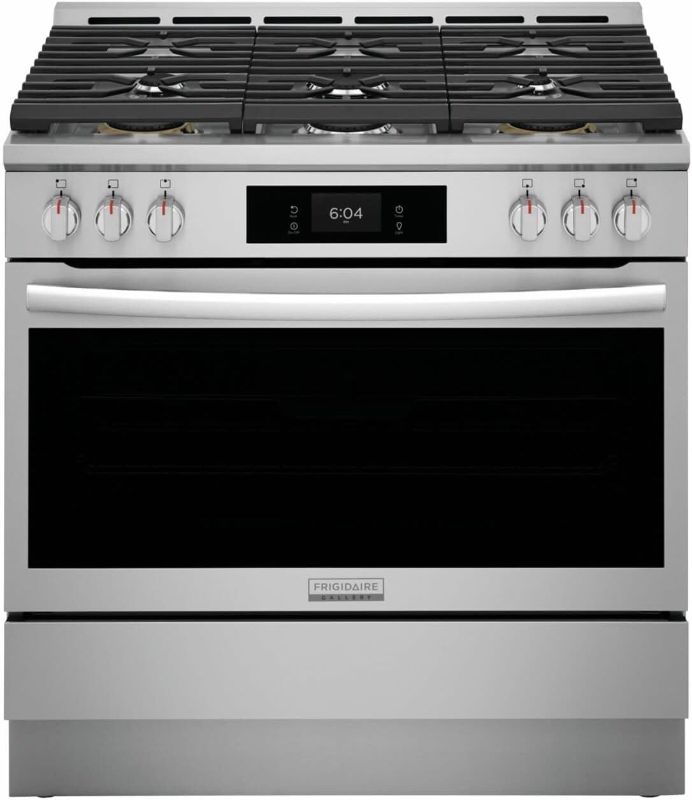 Photo 1 of ***TRUCK/TRAILER PICKUP ONLY***   ***STOCK PHOTO FOR REFERENCE ONLY***   Frigidaire Gallery 30" Electic  Range with 4.6?cu?ft Oven, 5-Burner Cooktop, Convection, ADA Compliant, Fingerprint-Resistant Stainless Steel