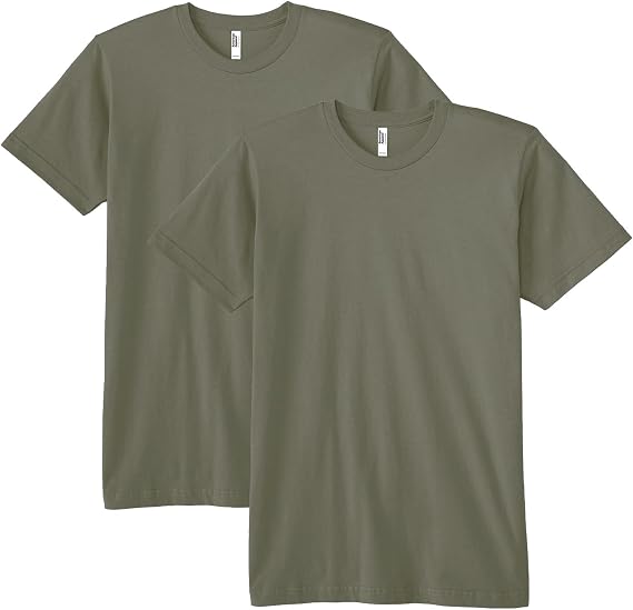 Photo 1 of ***STOCK PHOTO FOR REFERENCE ONLY***American Apparel Unisex Fine Jersey T Shirt 2-Pack Style (G2001)