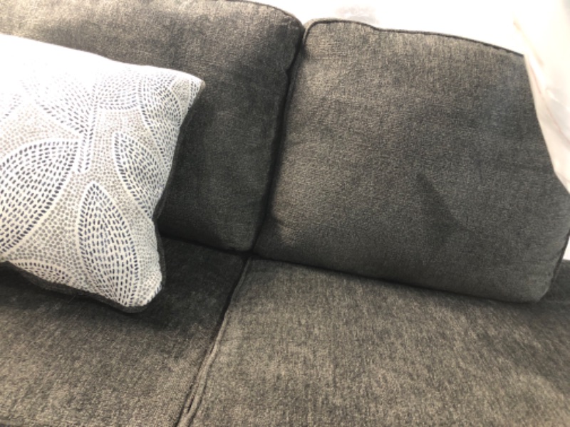 Photo 1 of ***partial set*** Signature Design by Ashley Altari L-Shaped 2-Piece Sectional with Chaise, Anti-Sag Platform Foundation, Cozy Chenille Fabric, Living Room Couch, Slate Gray ***TRUCK OR TRAILER PICK UP***