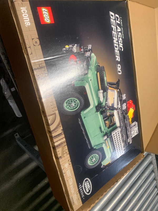 Photo 1 of ***FACTORY SEALED - OPENED FOR INSPECTION***
LEGO Icons Land Rover Classic Defender 90 - Building Set for Adults, Ages 18+ - Model Car Kit for Home Office, Desk Decor W/Realistic Details - Gift for Men & Women - 10317