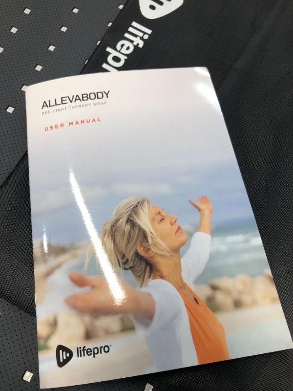 Photo 1 of ***STOCK PHOTO FOR REFERENCE ONLY***
LifePro Red Light Therapy Wrap – Allevabody 660nm & 850nm Near Infrared Light Therapy Mat for Full-Body Relaxation, Adjustable Portable Design for Daily Wellness