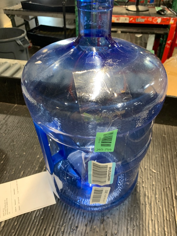 Photo 1 of ***NO LID***Brio B.P.A. Free 5 Gallon Plastic Crown Cap Reusable Water Bottle Container
