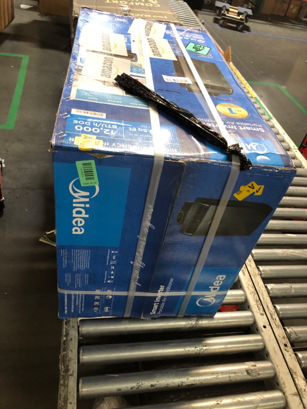 View 2 of ***FACTORY SEALED***Midea Duo 14,000 BTU (12,000 BTU SACC) High Efficiency Inverter, Ultra Quiet Portable Air Conditioner, Cools up to 550 Sq.Ft., Works with Alexa/Google Assistant, Includes Remote & Window Kit, 2026 New