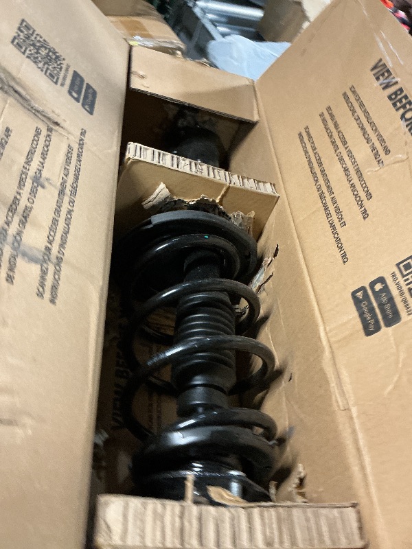 Photo 1 of *** partial set - only one strut **** TRQ Front Steering & Suspension Kit Ball Joint Complete Strut & Coil Spring Assembly Control Arm Sway Bar Stabilizer Link Tie Rod Compatible with 2011-2014 Toyota Sienna