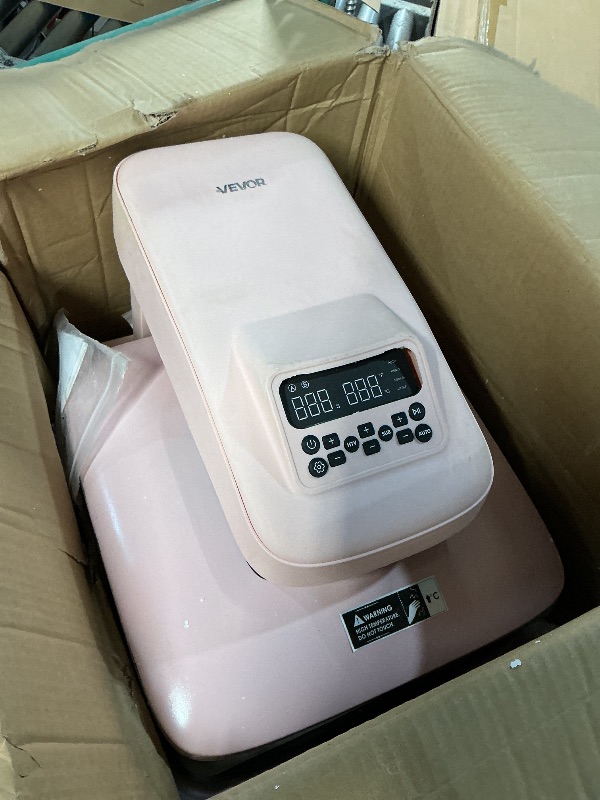 View 2 of ***PARTS ONLY***
VEVOR Auto Heat Press Machine, 15 x 15 inch, T-Shirt Press Machine with Auto Release and Adjustable Pressure, Digital Display, Rapid Heating, for Sublimation, Vinyl, Heat Transfer Projects, Pink