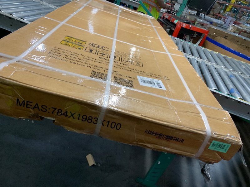 Photo 1 of ***FACTORY SEALED - OPENED FOR INSPECTION*** EPDXLXM Frameless Double Sliding Shower Door, 49-54" W x 76" H, Matte Black