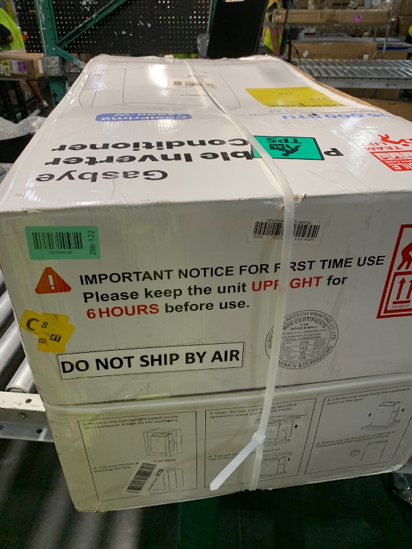 Photo 1 of ***FACTORY SEALED ****** Gasbye Dual Hose Portable Air Conditioner, 15,000 BTU, 13.0 CEER, White