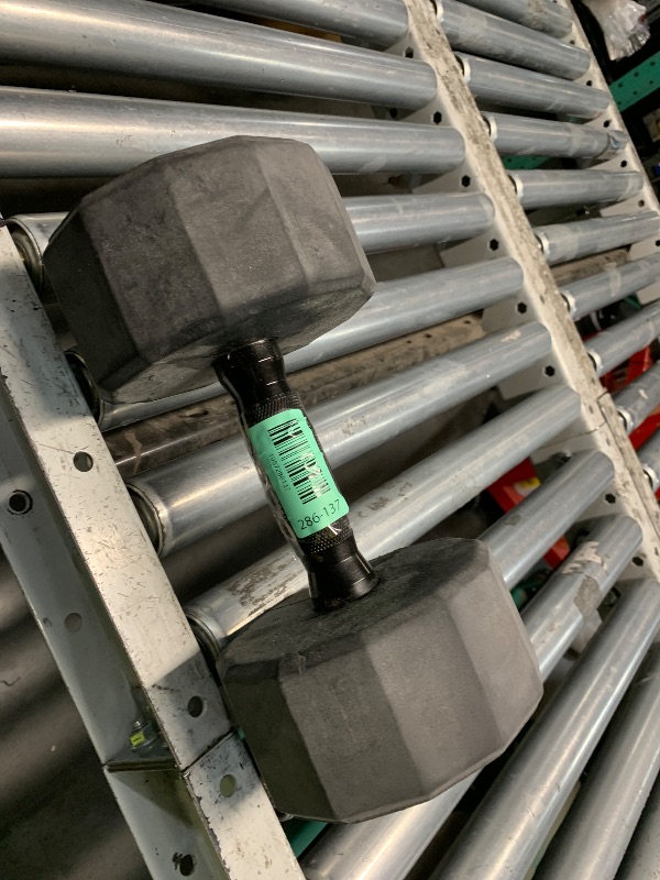 Photo 1 of ***STOCK PHOTO FOR REFERENCE ONLY***CAP 25 LB Rubber Coated Dumbbell