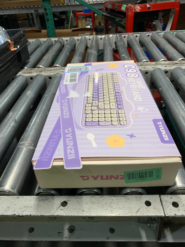 Photo 1 of ***FACTORY SEALED *** YUNZII C98 Cute Cake Wireless Mechanical Keyboard (Purple, Candy Switch)