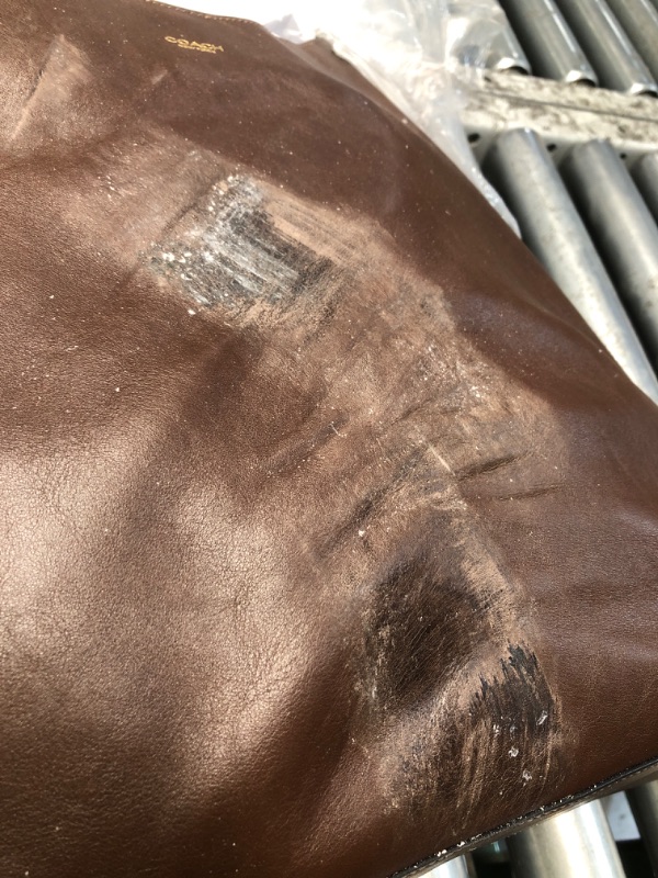 Photo 1 of ***DAMAGED - SEE NOTES/PICTURES*** COACH Women's Brooklyn Shoulder Bag 39, B4/Maple, One Size