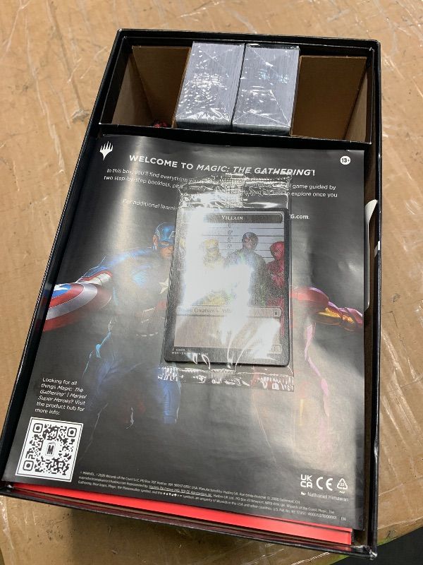 View 3 of ***MISSING ALL PACKSMagic: The Gathering | Marvel Super Heroes Beginner Box | 2-Player Card Game | Includes 2 Tutorial Decks, 8 Themed Half-Decks, 2 Playboards, 2 Spindowns, and More