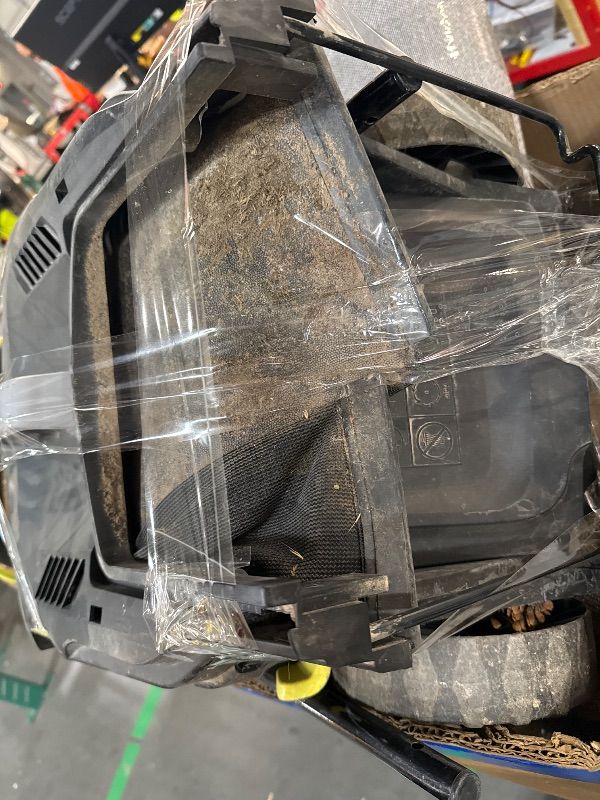 Photo 1 of * MISSING BATTERY AND CHARGERS* DIRTY AND HEAVILY USED* KOMASTY 40V Electric Lawn Mower 15" Cordless Battery Powered Mower, 2 in 1 Mulching Lawnmower with Height Adjustment Gallon Bag, Small Push Lawn Trimmer, 4.0Ah Battery and 2 Chargers Yellow
