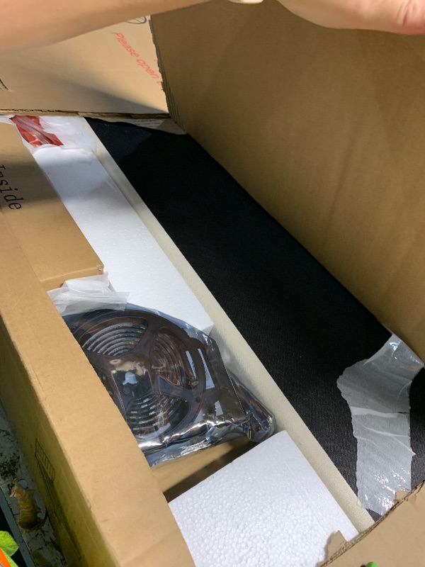 Photo 1 of ** PARTIAL SET MISSING BOX ONE** PARTS ONLY**
FAVSH Queen Size Upholstered Platform Bed with Pull-Out Trundle Bed