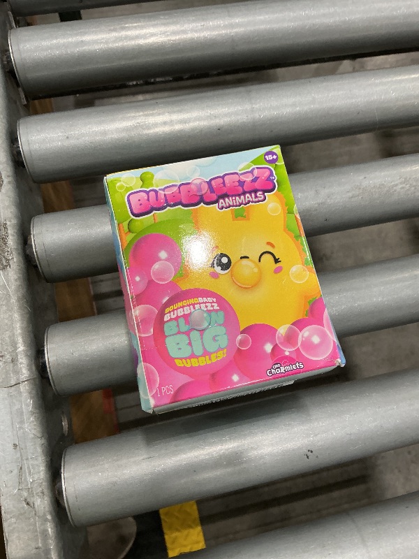Photo 1 of [Pink One] ORB Bubbleez Animals Plush Keychain Charms Assorted Blind Box - 1 Individual Bubbleez Animal Fidget Toy - Squeeze to Blow Big Bubble - Collectible Charm Squeeze Toy for Backpacks Keys Handbags More