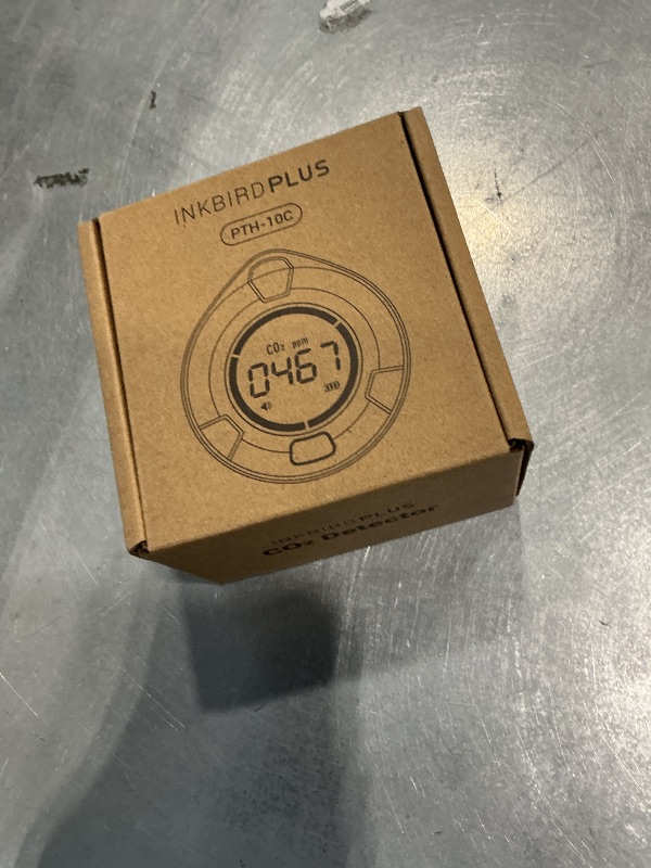 Photo 1 of [Item cracked] INKBIRDPLUS Portable CO2 Detector PTH-10C