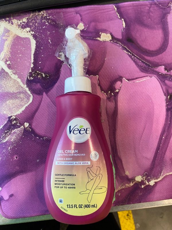 Photo 1 of **See Clerk Notes**Veet Hair Removal Gel Cream Pump Sensitive Formula