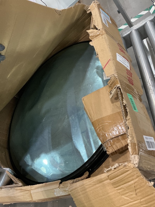 Photo 1 of 2 Pack 30in Convex Traffic Mirror, Safety Security Traffic Corner Mirrors