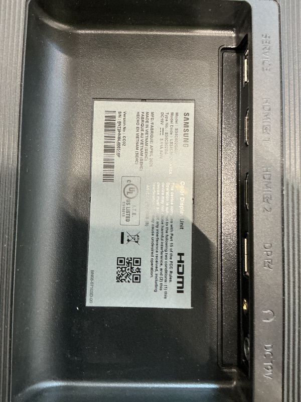 Photo 1 of **See Clerk Notes**Samsung 34" ViewFinity S50GC Ultra-WQHD Monitor