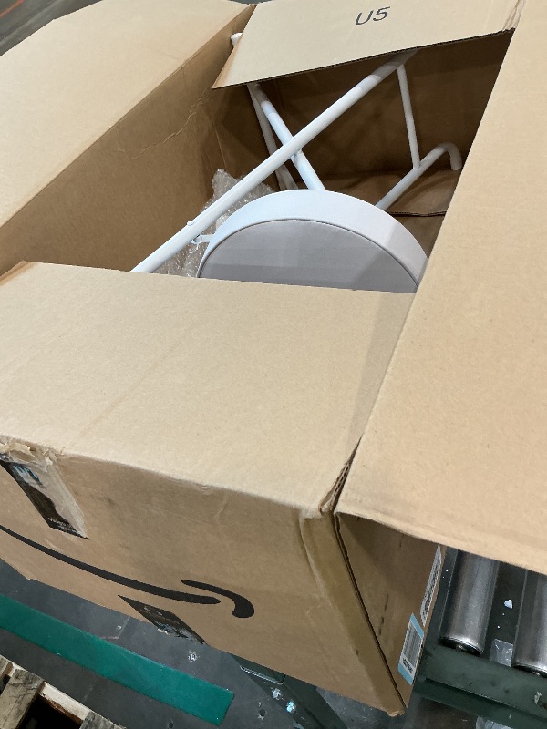 Photo 1 of **View Clerk Notes**Puclekne 24" Folding Bar Stool - White