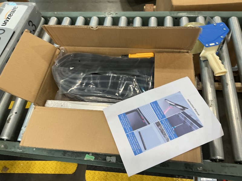 View 2 of ?POWLAB Universal Garage Door Seals Kit -10FT EPDM U+O Bottom Rubber Weatherproof Seal & Brush, Pre-Drilled Aluminum Track Retainer Base Kit for Steel/Wooden Doors, Noise Reducing