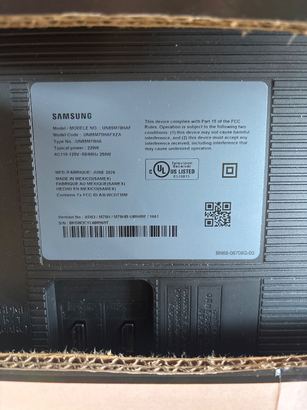 View 6 of *** parts only *** Samsung 85-Inch QLED 4K Smart TV