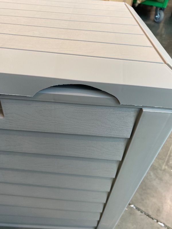 View 3 of **View All Photos**IRIS USA 35 Gallon Outdoor Deck Box
