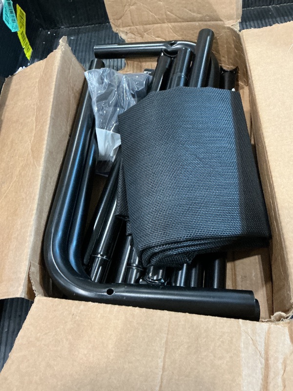 View 2 of **View Clerk Notes**Ekisemio Cooling Breathable Elevated Dog Bed with Metal Frame for Large Dogs, Black