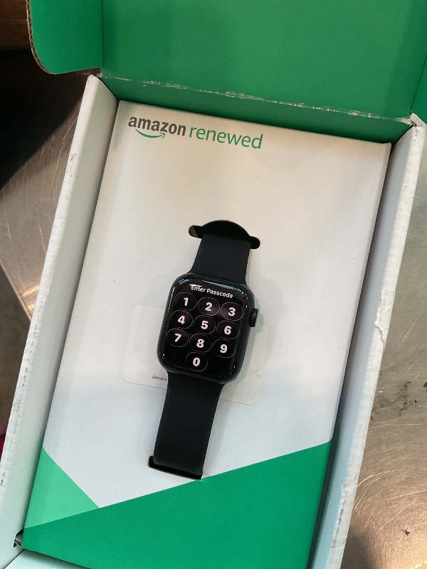 View 5 of [LOCKED] Apple Watch Series 9 [GPS, 41mm] - Midnight Aluminum Case with Midnight Sport Band S/M (Renewed Premium)