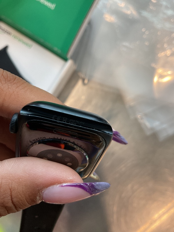 View 8 of [LOCKED] Apple Watch Series 9 [GPS, 41mm] - Midnight Aluminum Case with Midnight Sport Band S/M (Renewed Premium)