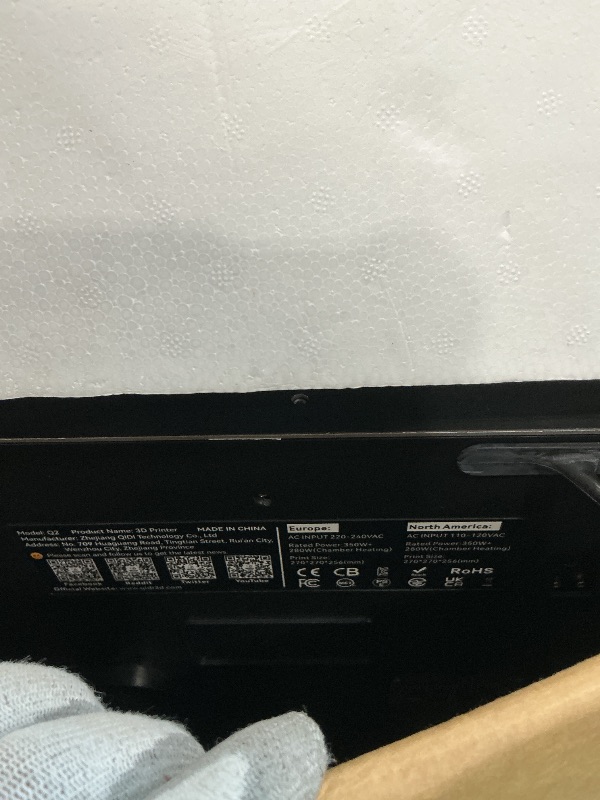 View 5 of **view clerk notes**R QIDI TECHNOLOGY QIDI Q2 3D Printer