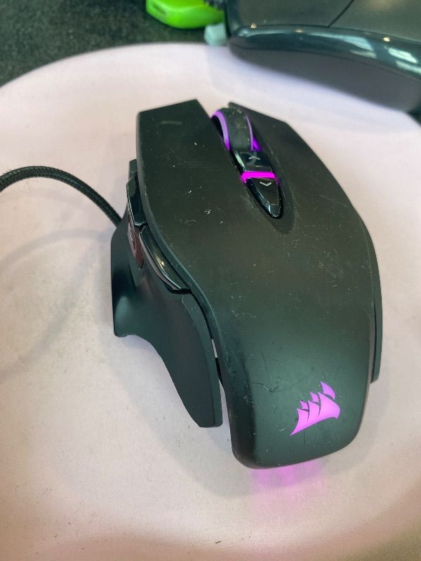 View 3 of [Different Box]Corsair M65 RGB Ultra Wired Adjustable Weight FPS PC Gaming Mouse – Black
