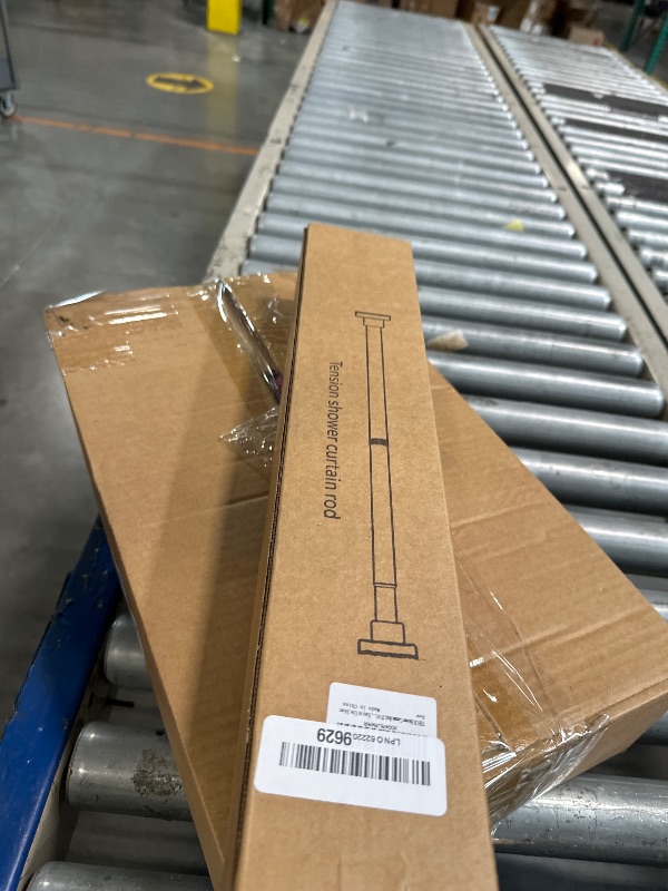 View 2 of [MISSING PARTS] TEECK Shower Curtain Rod, 32-80 Inch Adjustable Tension Rod, Silver