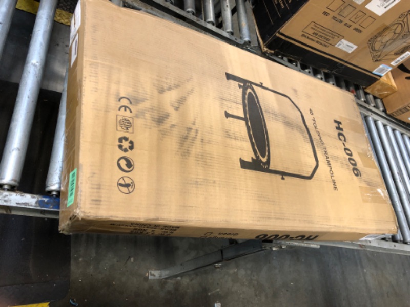 View 2 of [SOLD FOR PARTS] FitinOne 48-inch Foldable Mini Trampoline with Adjustable Handle