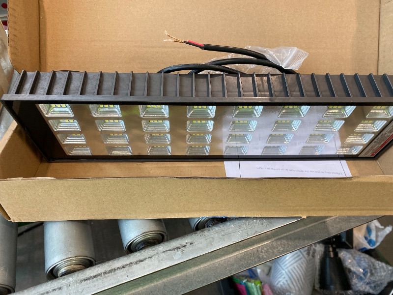 View 3 of **View Clerk Notes**QENLAI 200W LED 6000K Shop Lights, 24000LM Light Bar Pro with 10FT Cord, Daylight Work Light Waterproof White Light for Workshop Garage Warehouse Basement Workbench Carport Indoor/Outoor
