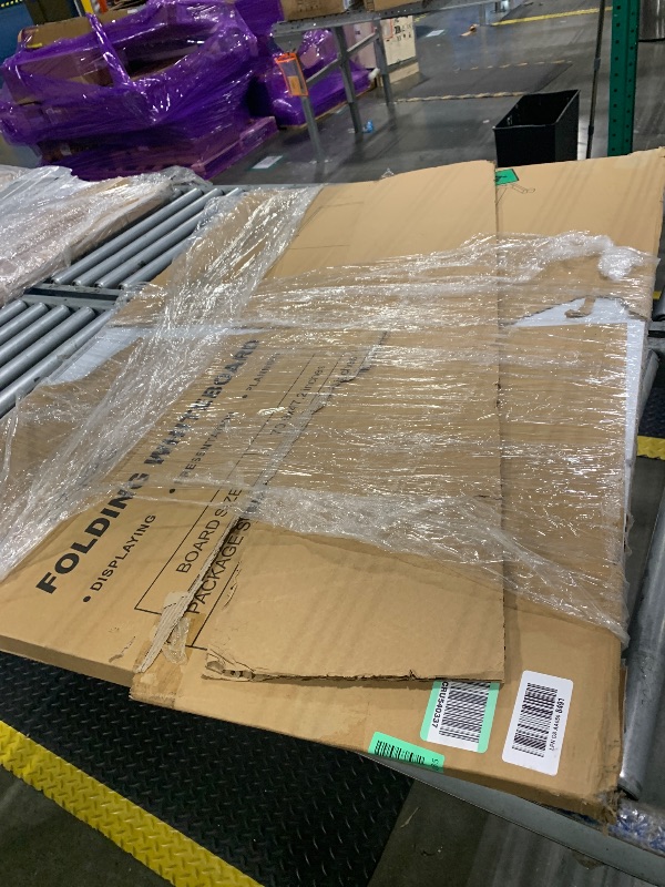 View 2 of [Damage] VIZ-PRO Double-Sided Mobile Whiteboard, 72 x 48 Inches