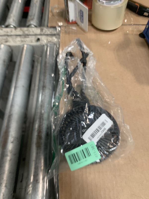 Photo 1 of ***BROKEN, SOLD FOR PARTS*** Gaiatop Mini Portable Stroller Fan, Small Clip on Fan Black