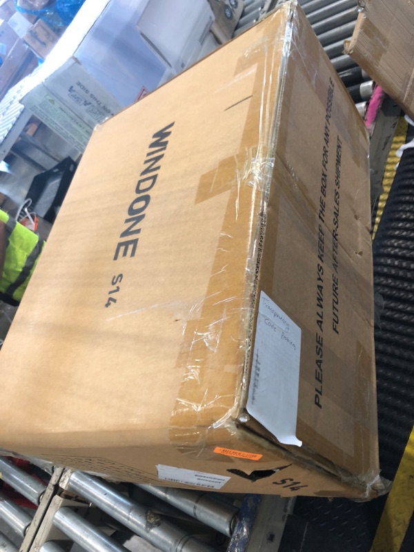 View 2 of *** NEW *** Windone S14 Electric Bike for Adults, Dual Shock Absorbers Ebike, Max 19MPH Speed & 28 Miles Range (PAS), 500W Peak Motor and Lightweight & Portable, 14" Foldable E Bike for Adults and Teens