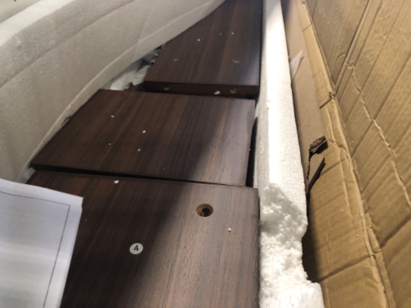 Photo 1 of ** SIMILAR ** Floating TV Stand ,Floating TV Cabinet, Solid Wood Floating TV Stand, Wall Entertainment Center with Storage Cabinets and Flip Down Doors, Floating for Living Room Bedroom Office (walnut, 62.9in)